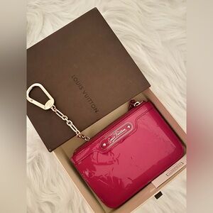 LV Vernis Leather Key Cles / Card holer